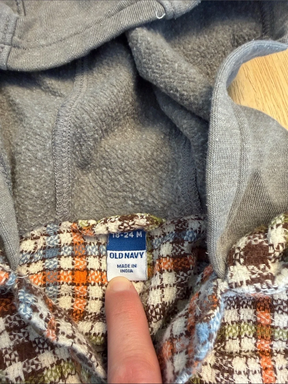 Old Navy Boys Button-Downs - Navy, Gray, Orange, Cream, Plaid